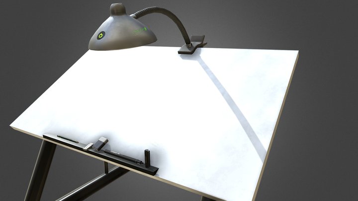 Drawing Table 3D Model