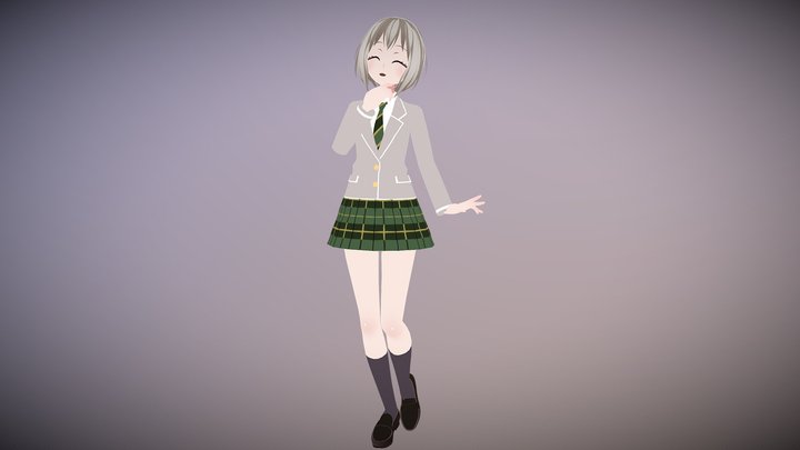 Aoba Moca - 3D Model [BanG Dream!] 3D Model