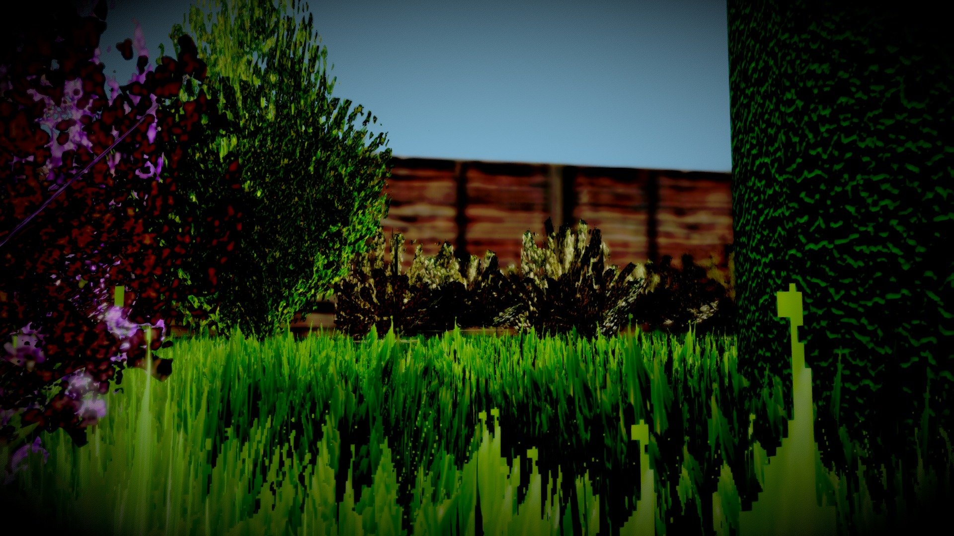 Tiny Garden with Grass and Shrubs (Downloadable)