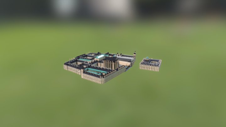 Palais De Justice 3D Model