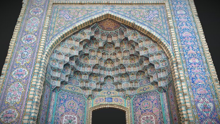 Muqarnas Vaulting of Nasir-ol-Molk Mosque 3D Model