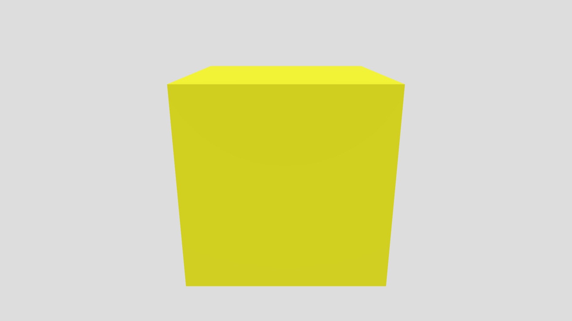 Yelow cube simple
