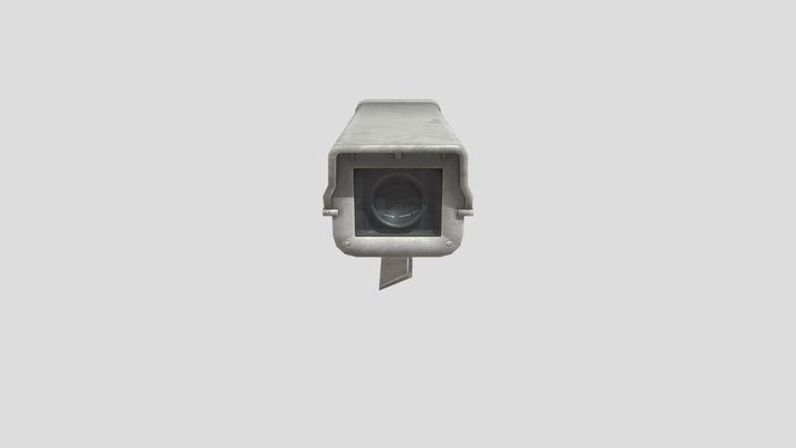 Weathered CCTV Security Camera (Rigged)