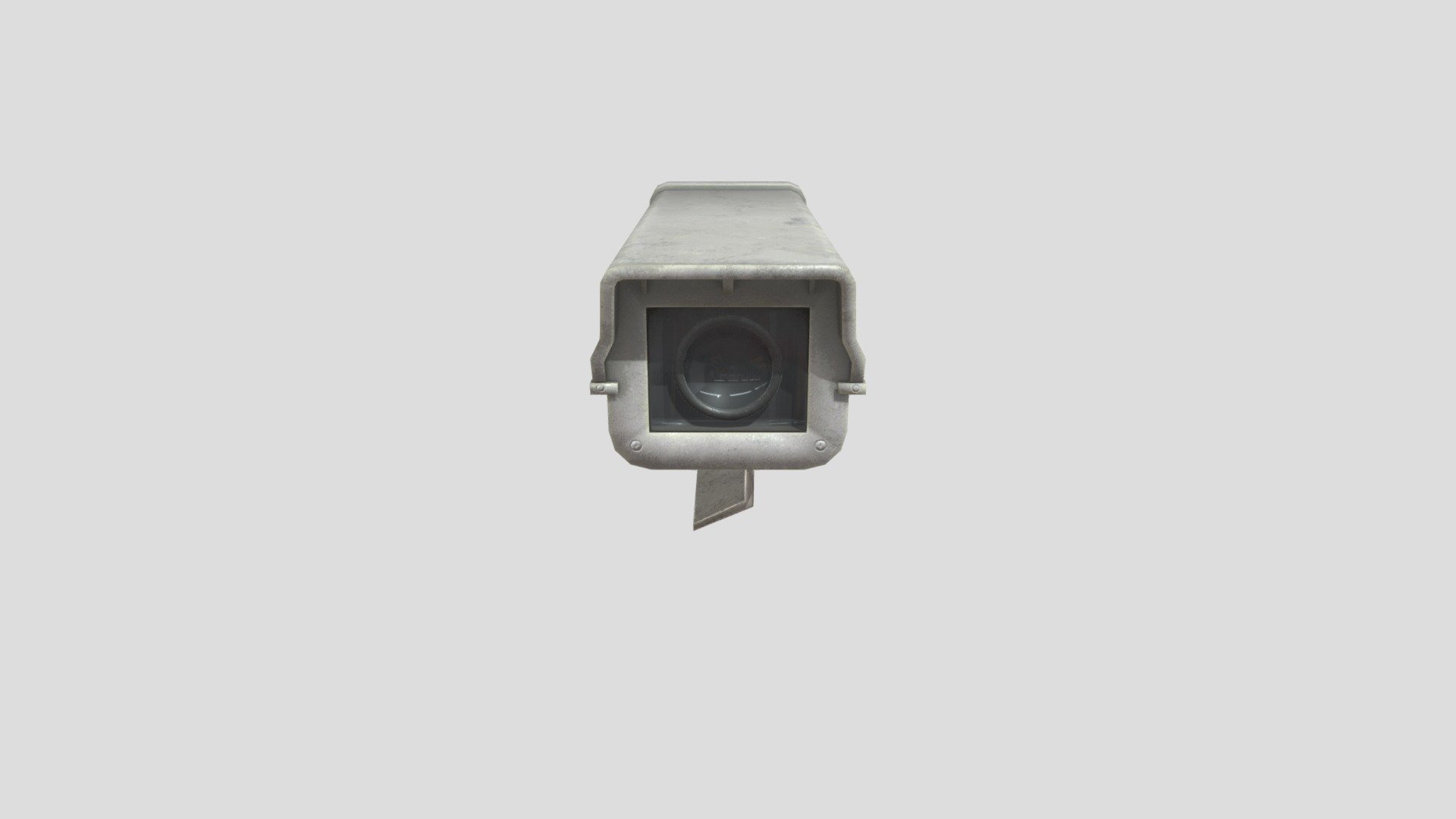 Weathered CCTV Security Camera (Rigged) - Download Free 3D model by ...