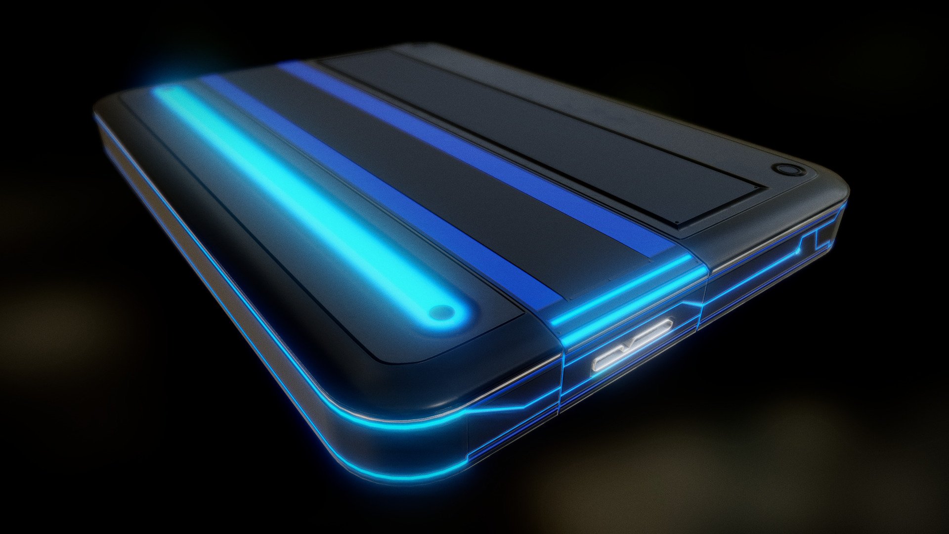 External HDD Futuristic Version