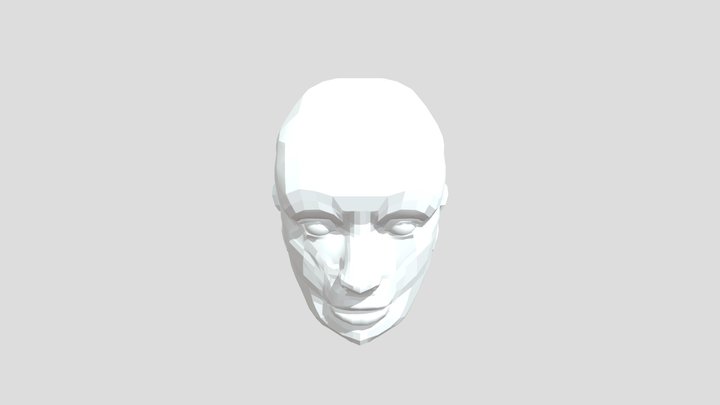 Character Model Head 3D Model