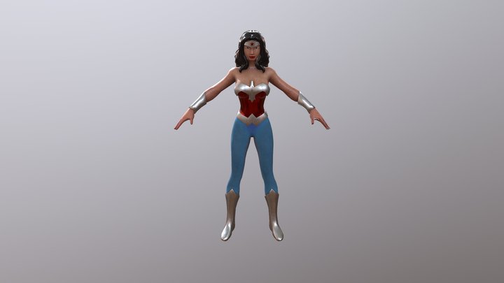 Wonder Woman 3D Model