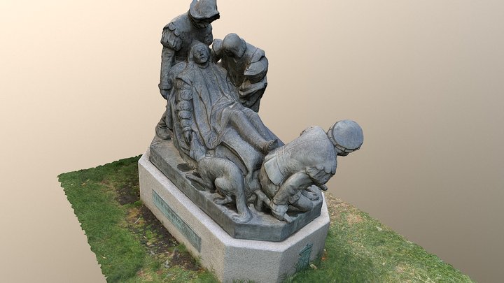 Monumento a San Ignacio de Loyola 3D Model