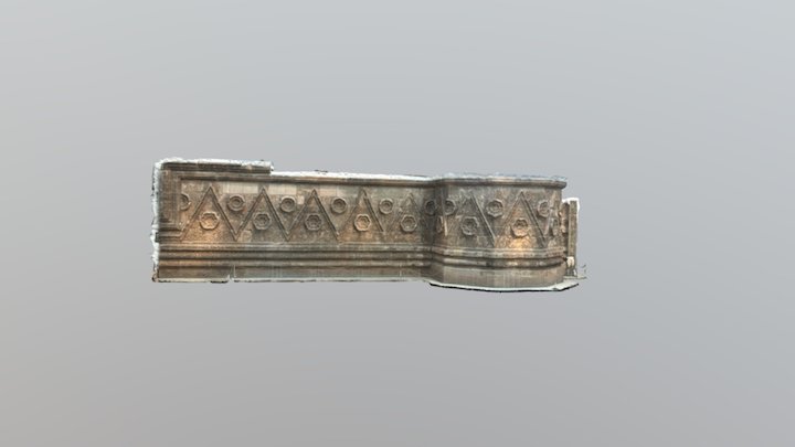 Mshatta Facade 3D Model