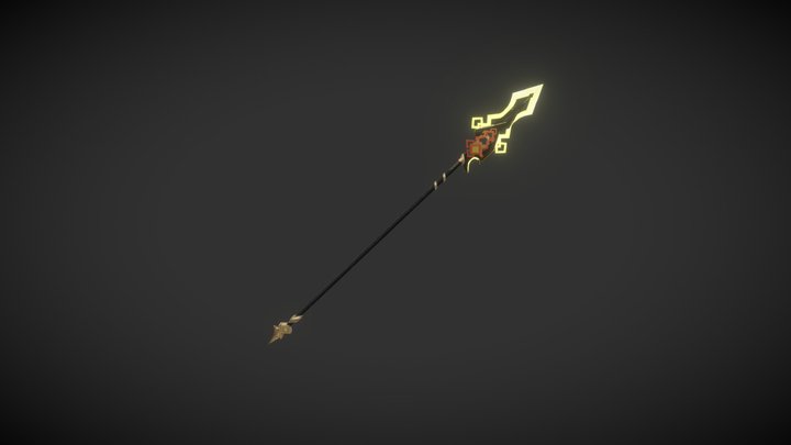 Vortex Vanquisher, Genshin Impact 3D Model