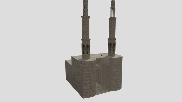 Bab Zuweila_Cairo_Egypt 3D Model