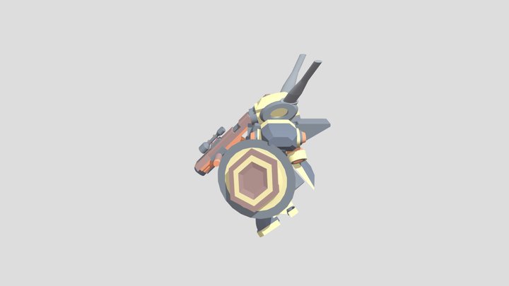 Space Bunny 3D Model
