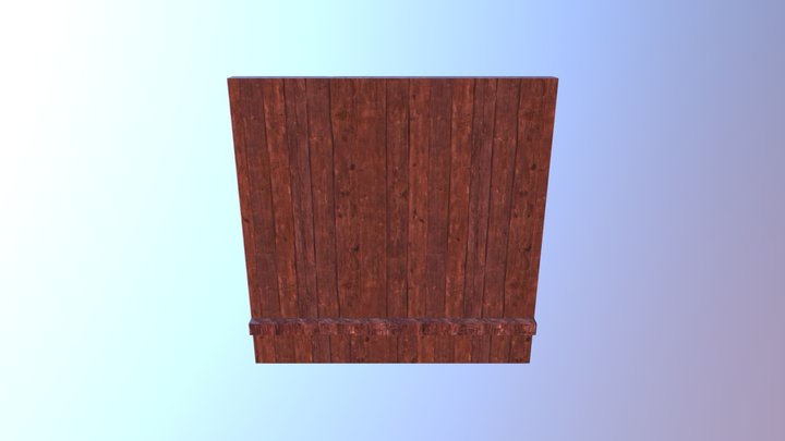 Modular Environment Wall 3D Model