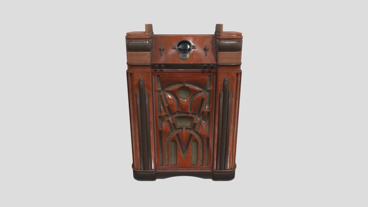 1930s Fullsize Radio Console B