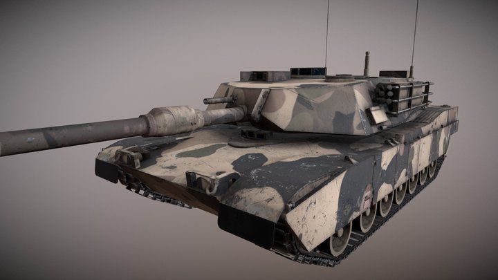 M1 Abrams 3D Model