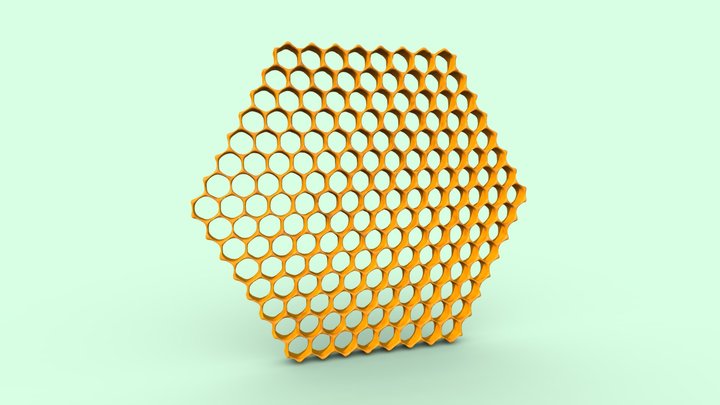 Honeycombe 3D Model