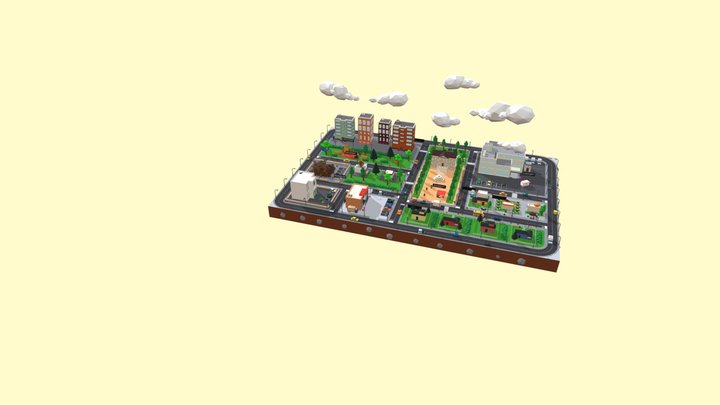 Mini ciudad 2 3D Model