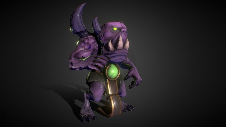 Demon Spawn - A Stylized Creation Assignment 3D Model