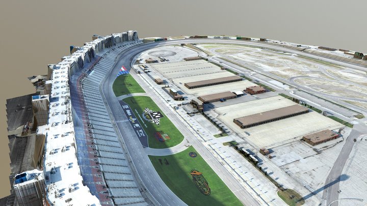 Texas Motor Speedway 3D Model