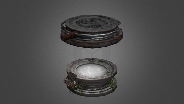 Terminal Post-apocaliptico 3D Model
