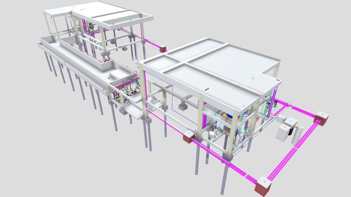 Projeto EST_HID Residencial - 018 3D Model