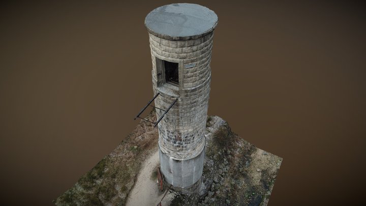 Tower of the Failed dam | Věž Protržené přehrady 3D Model