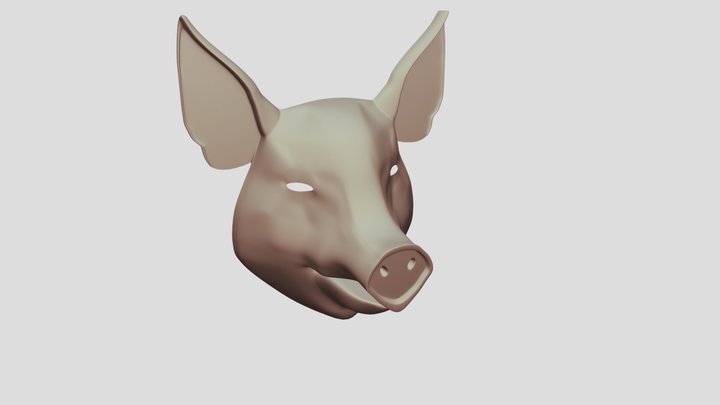 Pig's Head – Modello 3D gratuito STL