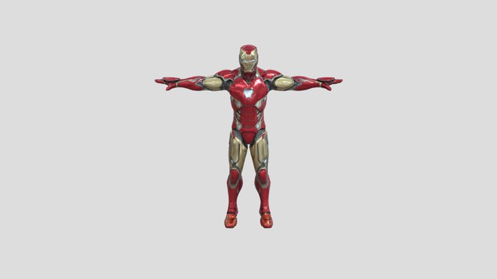 Armored Hero 3D Model