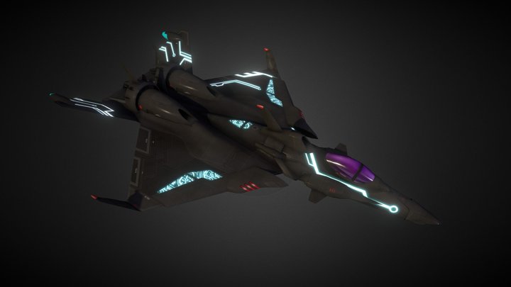 MetalStorm: Aces - Black Widow Ace 3D Model