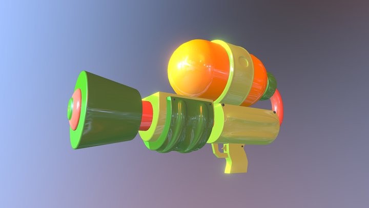 splatoon gun 3D Model