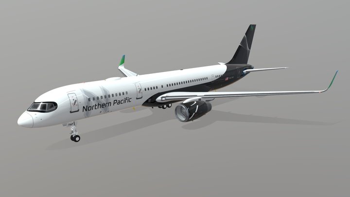 Northern Pacific 757-200 3D Model