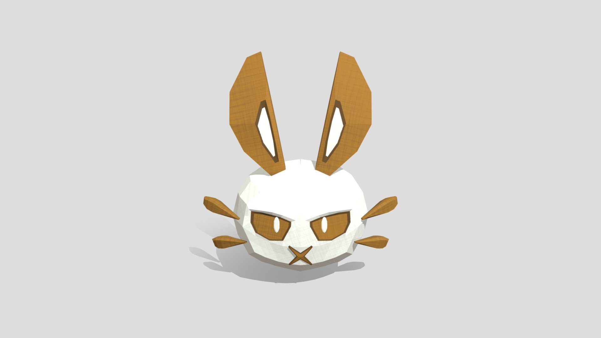One bunny pillow