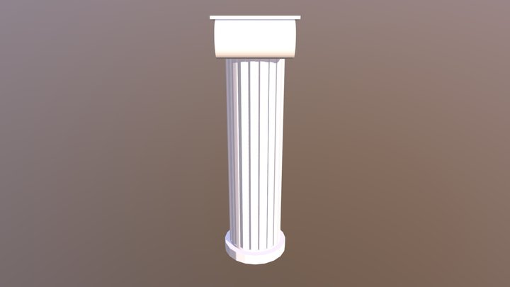 Italian Column 3D Model