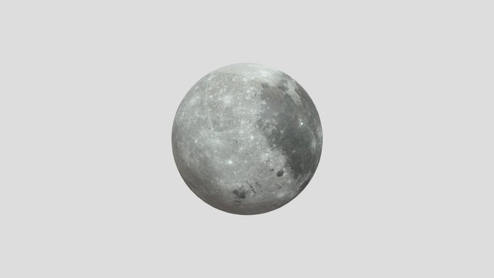 Moon 3D Model