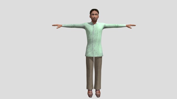 Common Man Unity 3D Model
