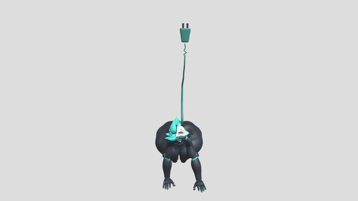 stylized_tasque_manager_remake_nude_pose (1) 3D Model