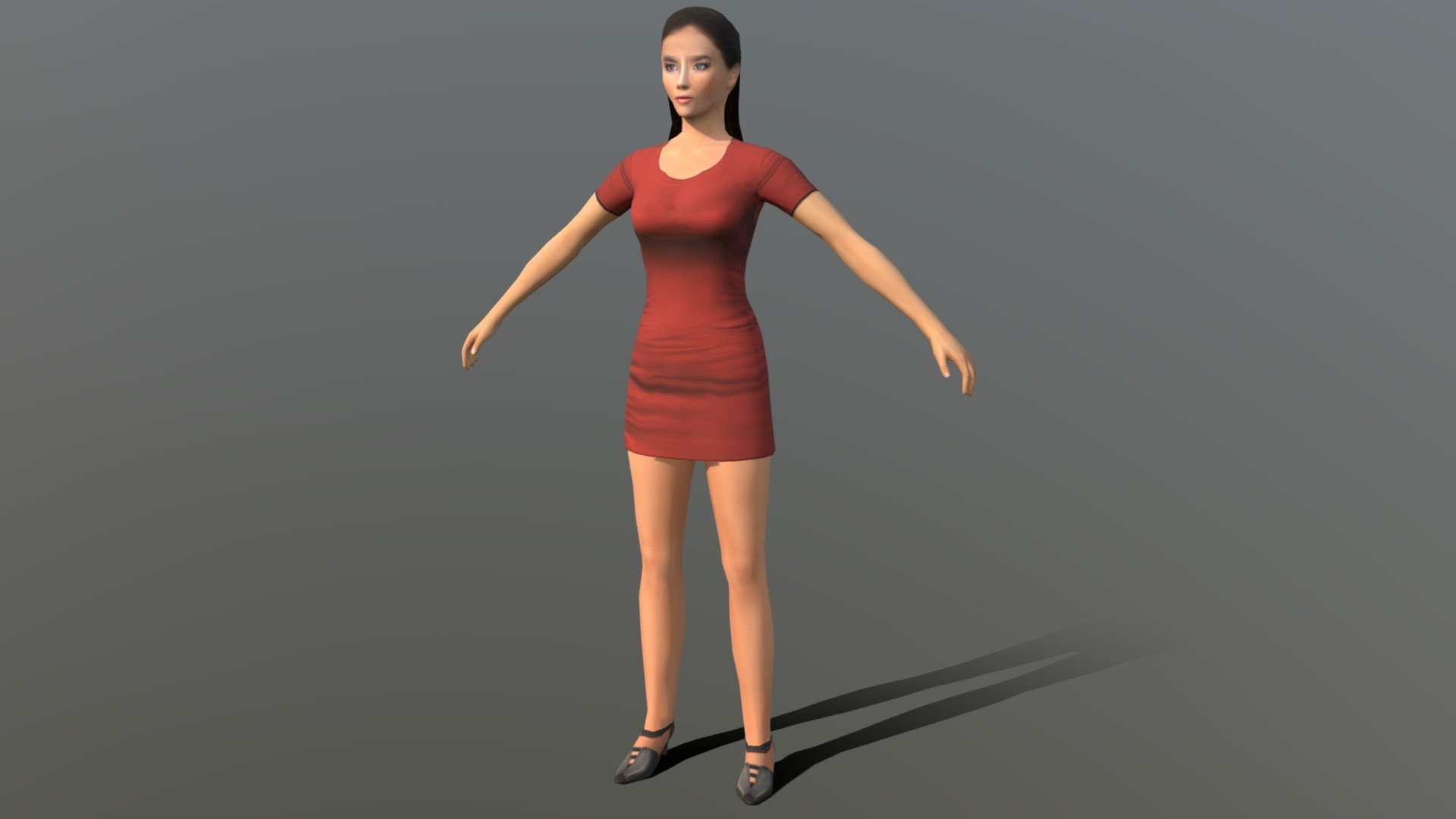 Female LowPoly (Rigged) - #5