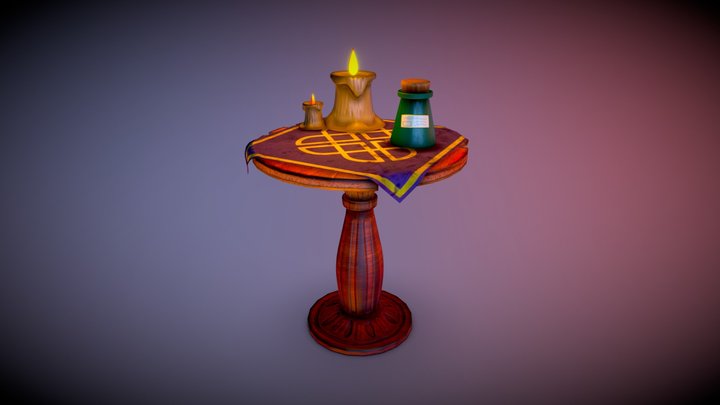 Stylized table 3D Model