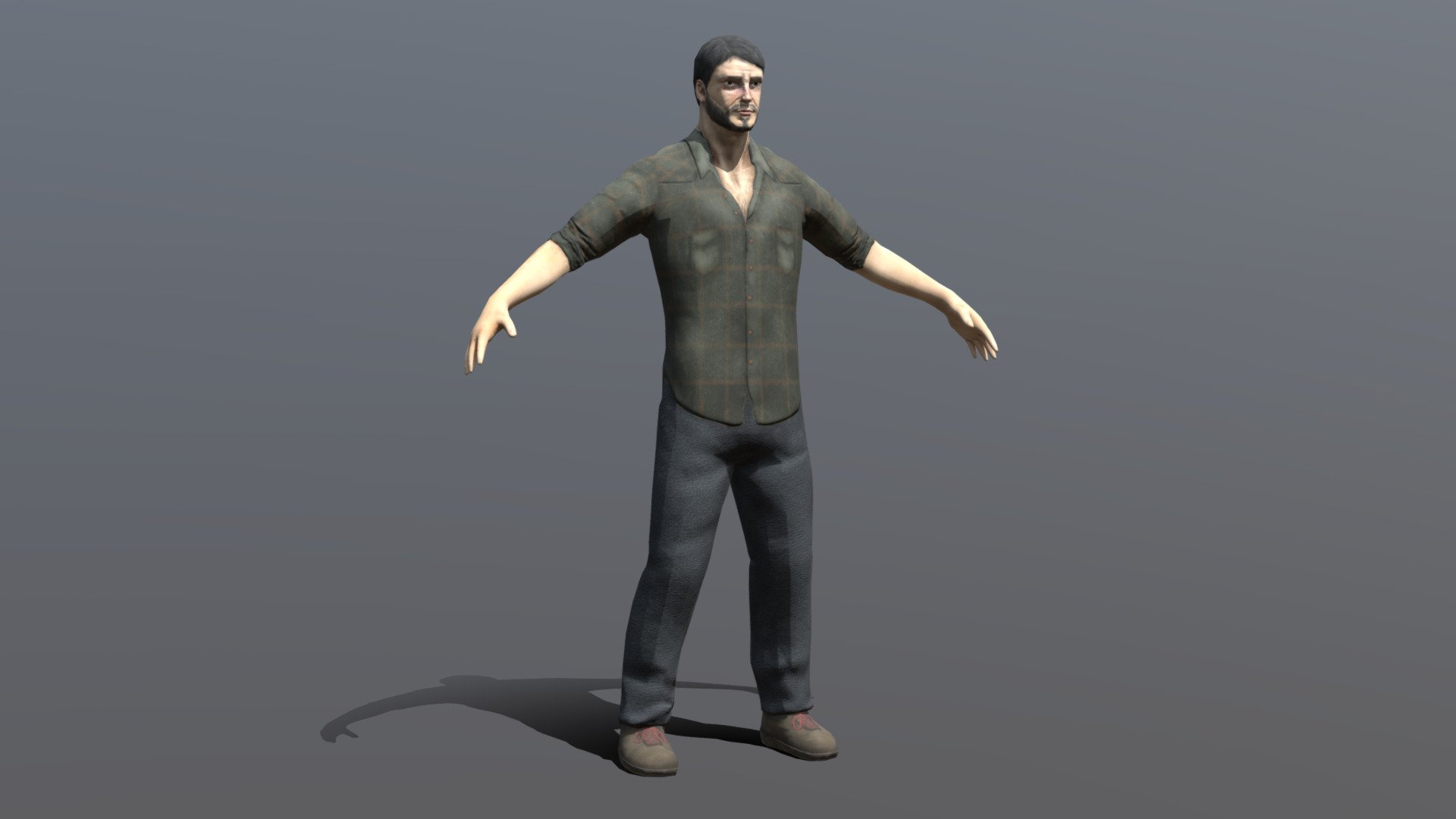 The Last Of Us Joel 3d Model By Emily Howell Emilyhowell [2582c95] Sketchfab