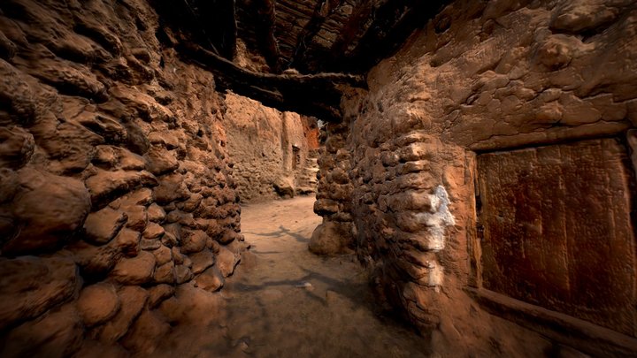 Grotte du grenier collectif d'Ifri Imadidane -Fr 3D Model
