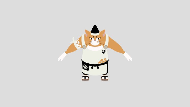 森林漫遊者-格登 3D Model