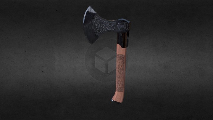 Viking Axe 3D Model