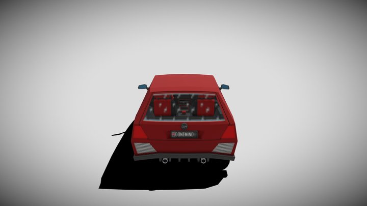 DM Car Hatchback 3D Model