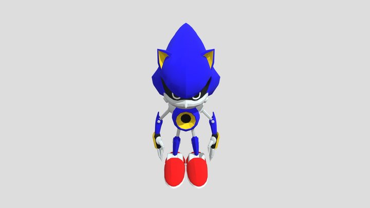 Metal Sonic OUTCOME MEMORIES 3D Model