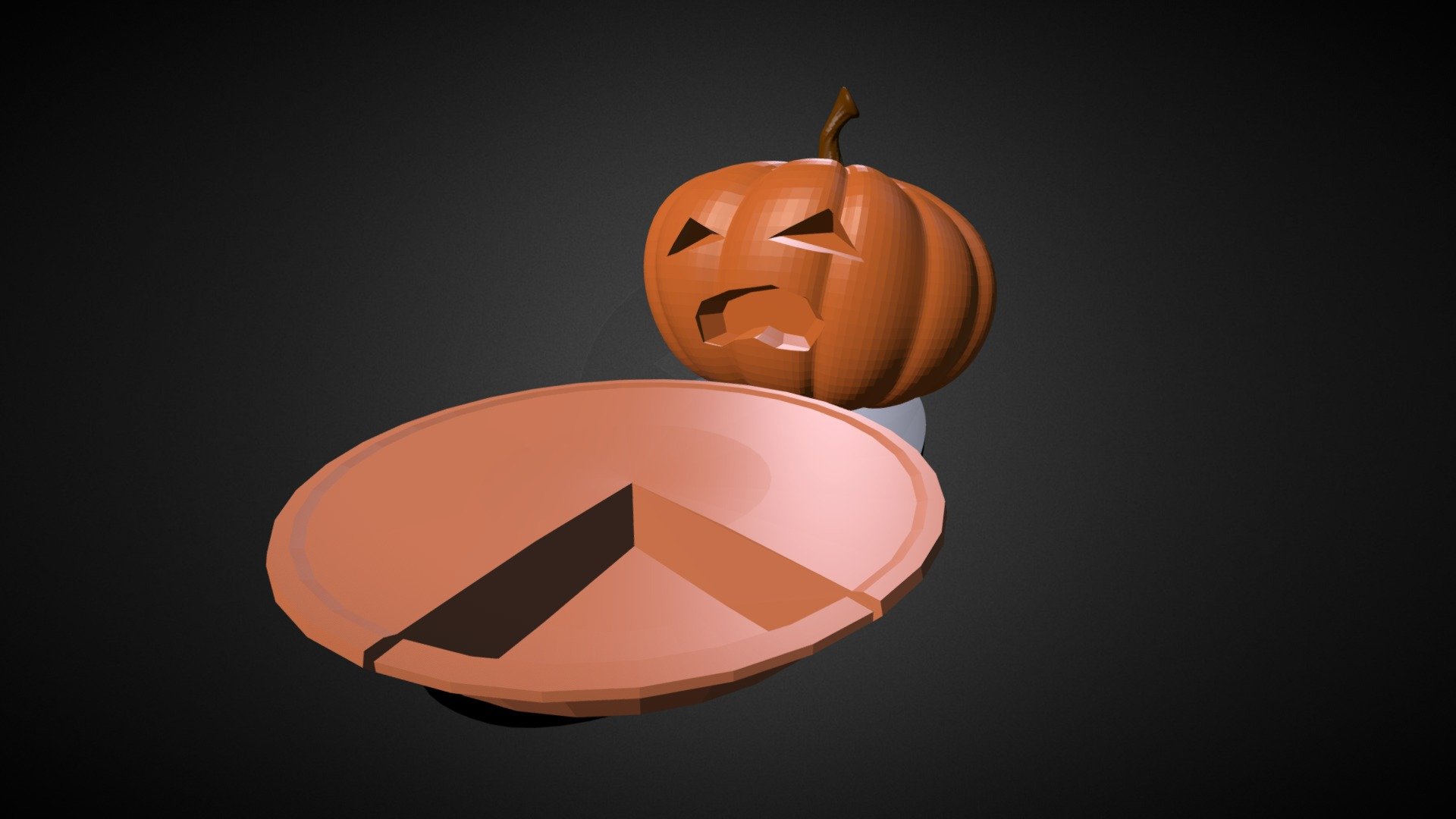 Horrified Pumpkin Spoon Holder