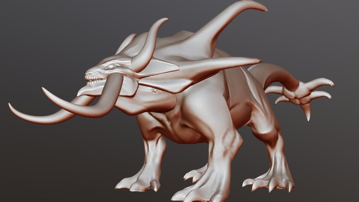 triceraptor dino 3D Model