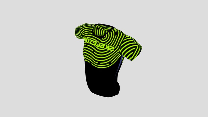 Playera Hombre Skeleton 2023 3D Model
