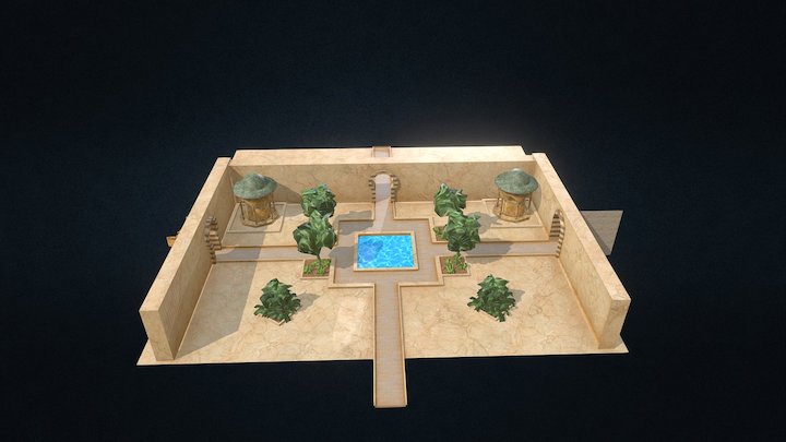 Palace environment 3D Model