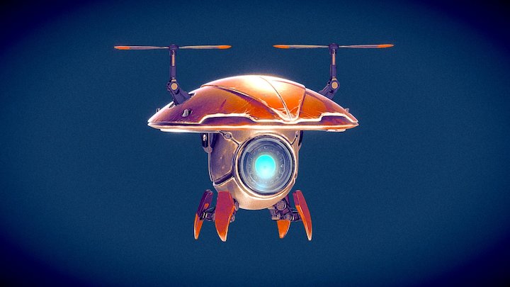 Drone Concept 3D Model