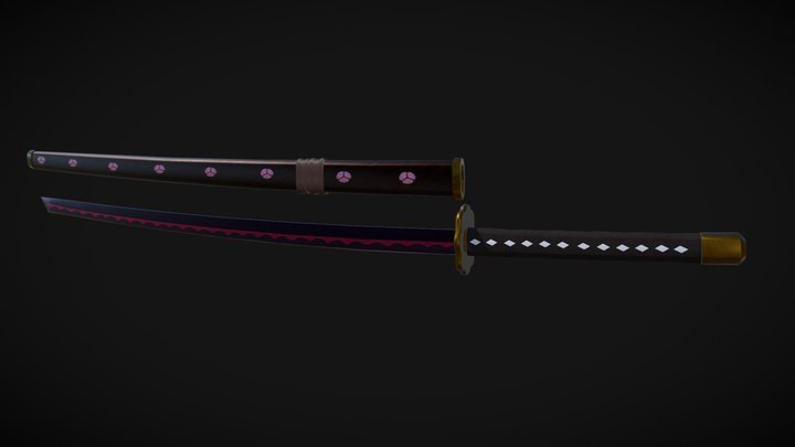 Shusui Sword 3D Model